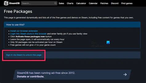 steamdb free packages websites.